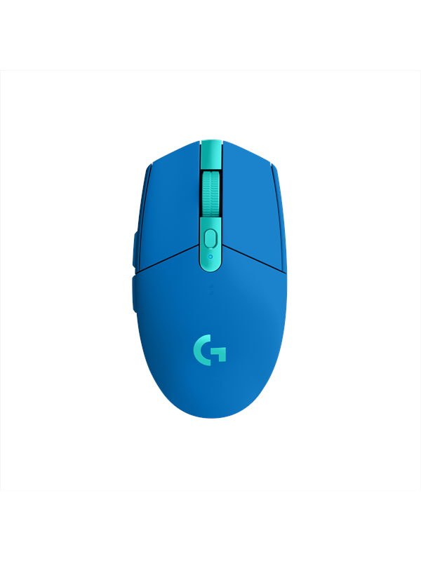 Logitech G305 LIGHTSPEED - Blue - Gaming Mus - Optisk - 6 knapper - Bl med RGB lys