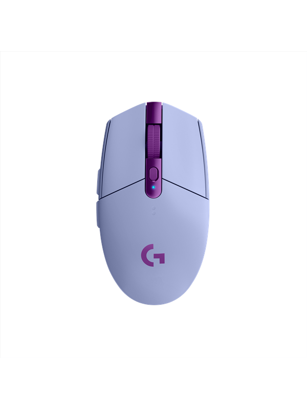 Logitech G305 LIGHTSPEED - Lilac - Gaming Mus - Optisk - 6 knapper - Lilla med RGB