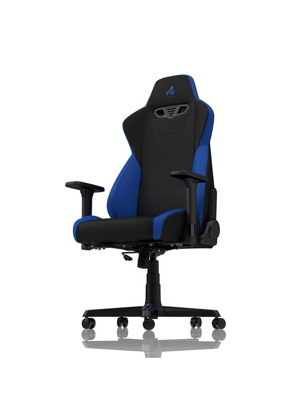 Nitro Concepts S300 Gaming Chair - Galactic Blue Gamer Stol - Sort / Bl - Stof - Op til 135 kg