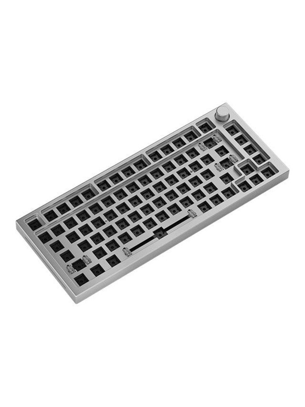 Glorious GMMK PRO 75% Barebone - White Ice - Gaming Tastatur - Uden Numpad - Universal - Hvid