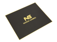 Nordic Gaming Guardian - Stolemåtte - 120 x 100 cm - sort - ramme: guld