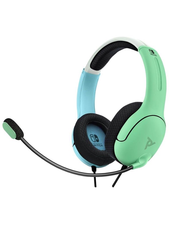 PDP LVL40 Wired Stereo Gaming Headset: Aloha Blue & Green - Headset - Nintendo Switch