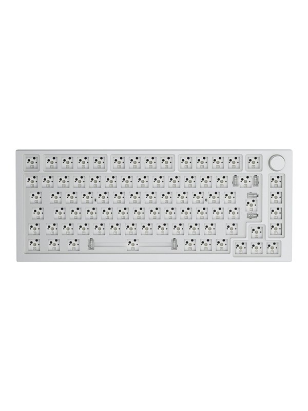 Glorious GMMK PRO 75% Barebone - ISO - White Ice - Gaming Tastatur - Uden Numpad - Universal - Hvid