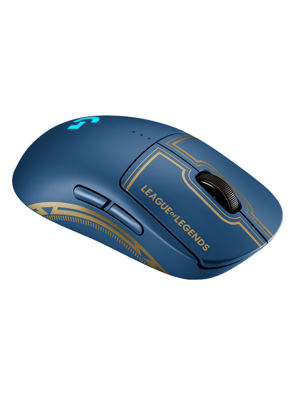 Logitech G PRO Wireless Gaming Mouse League of Legends Edition - Gaming Mus - Optisk - 7 knapper - Sort