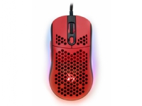 Arozzi Favo - Mus - optisk - 7 knapper - kablet - USB - Rød