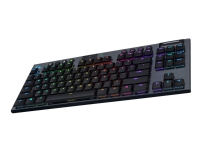 Logitech G915 TKL Tenkeyless LIGHTSPEED Wireless RGB Mechanical Gaming Keyboard - Tastatur - backlit - USB, Bluetooth, LIGHTSPEED - Nordisk - tastkon