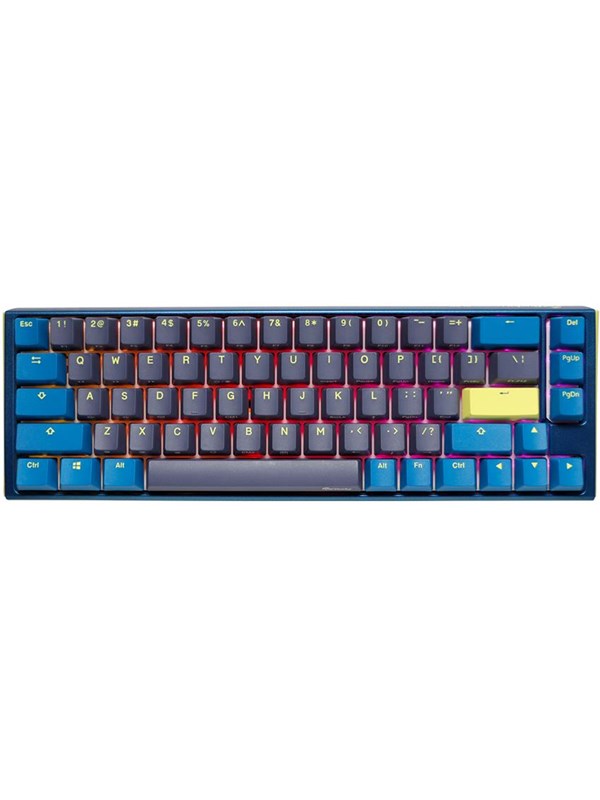 Ducky One 3 Daybreak SF 65% MX Black - ND - Gaming Tastatur - Uden Numpad - Nordisk - Blå