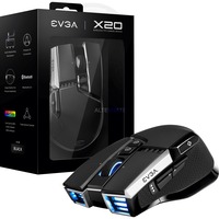 X20 mus Ambidextrous RF Wireless+Bluetooth+USB Type-A Optisk 16000 dpi, Gaming mus