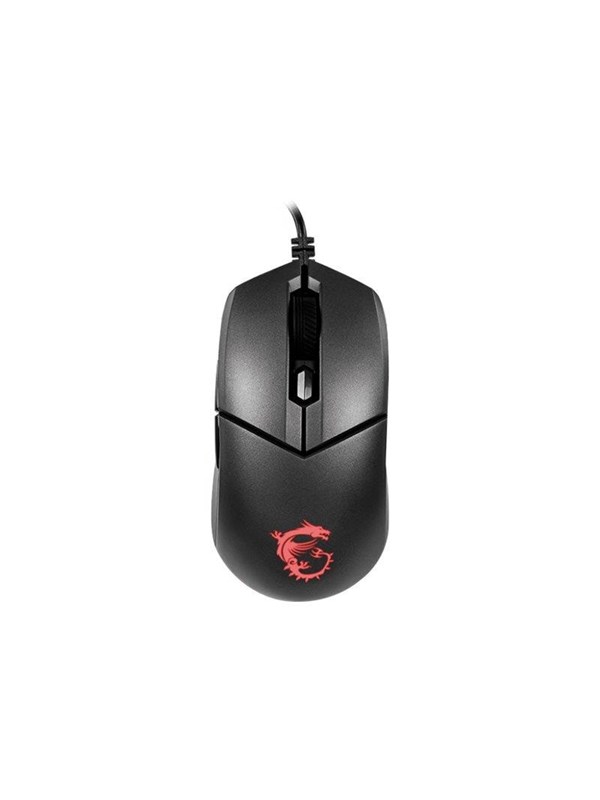 MSI Clutch GM11 Gaming - mouse - USB - Mus - Optisk - 6 knapper - Sort