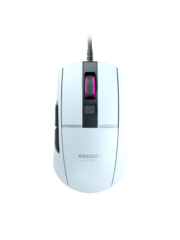 ROCCAT Burst Core - Gaming Mus - Optisk - 5 knapper - Hvid
