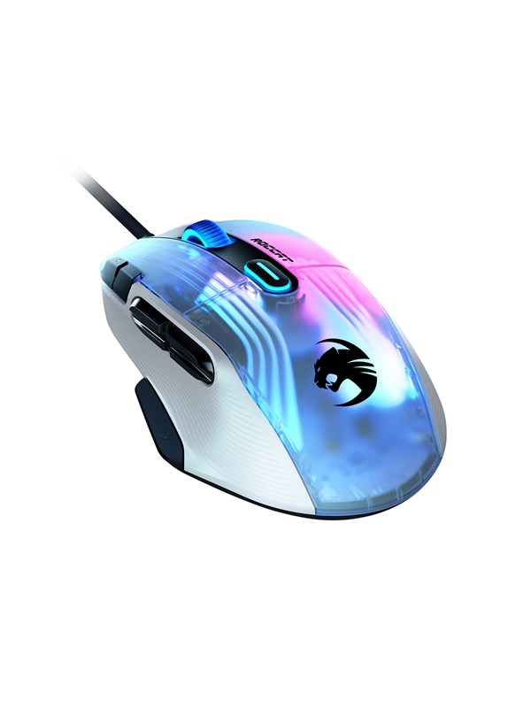 ROCCAT Kone XP White - Gaming Mus - Optisk - 15 knapper - Hvid med RGB-LED lys