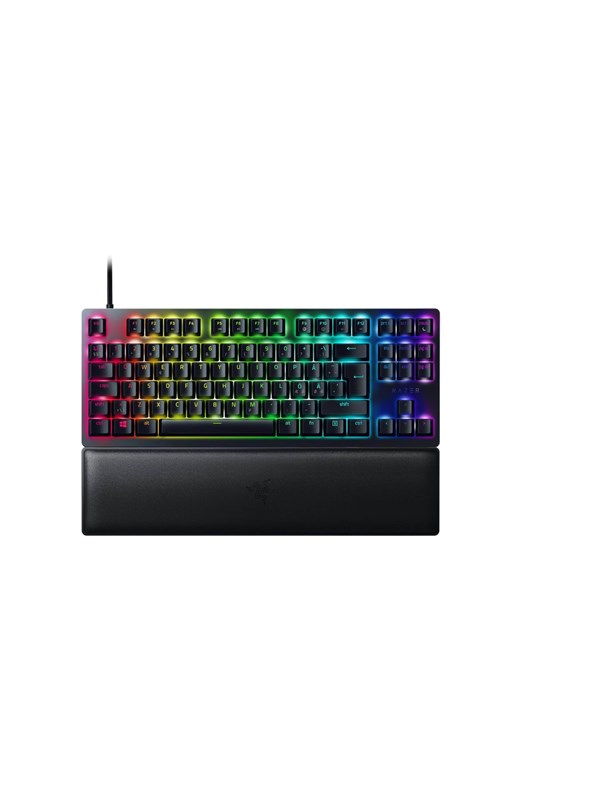 Razer Huntsman V2 TKL Optical Purple - ND - Gaming Tastatur - Uden Numpad - Nordisk - Sort