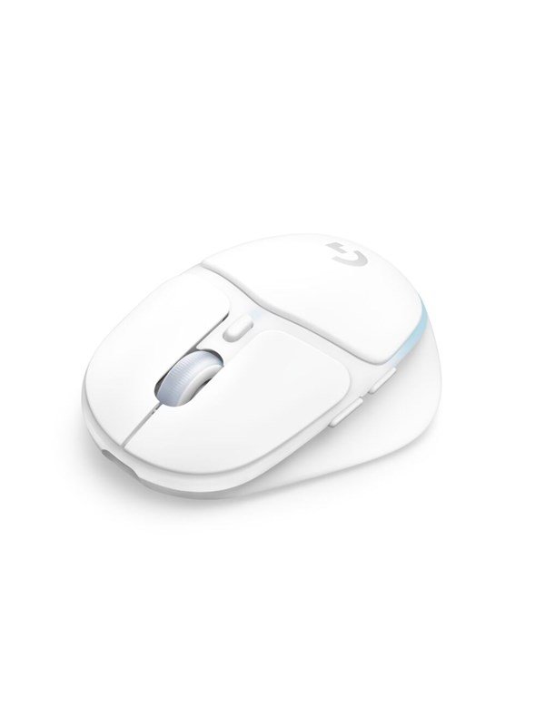 Logitech G705 Wireless mouse - Gaming Mus - Optisk - 6 knapper - Hvid med RGB-LED lys