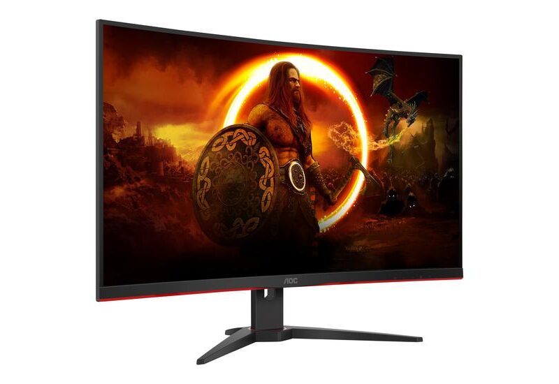 AOC Gaming Skærm CQ32G2SE/BK - WLED 32" 1ms QHD 2560 x 1440 , 165Hz