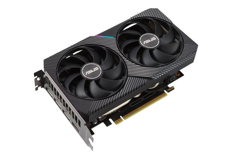 ASUS DUAL GeForce RTX 3060 OC V2 Grafikkort - 12GB GDDR6 - PCIe 4.0