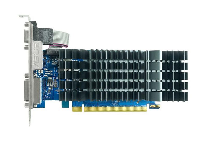 ASUS GeForce GT 730 Grafikkort - lavprofil - blæserløs - 2GB GDDR3 - NVIDIA GT 730 - PCI Express 2.0