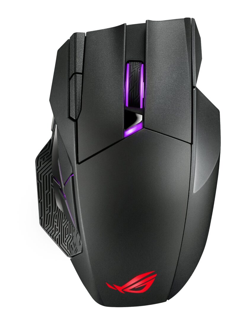 ASUS ROG Spatha X (P707) Wireless Gaming Mouse, Ergonomic Design, 12 programmable buttons, 19000 DPI