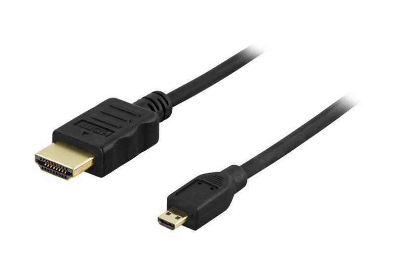 DELTACO Micro HDMI til HDMI - 2 m