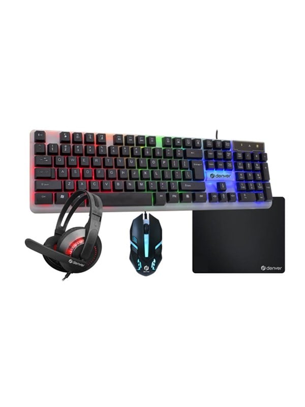 DENVER GCO-610NORDIC - Gaming Tastatur - Nordisk -