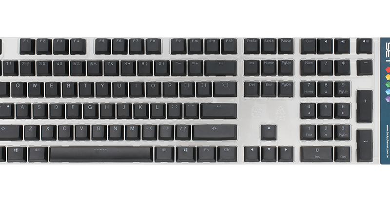 DUCKY Keycaps set/ Nordic Black Double shot