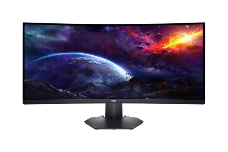 Dell 34 Gaming Monitor S3422DWG skærm - LED baglys - 34" - AMD FreeSync Premium Pro - VA - 2ms,1ms - WQHD 3440x1440