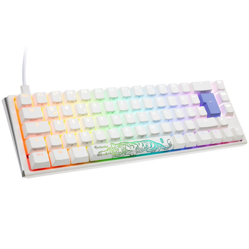 Ducky One 3 - Classic Pure White Nordic - SF 65% - Cherry Silent Red