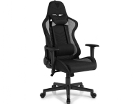 Gaming chair Sense7 Spellcaster fabric Gaming Chair, Black-grey
