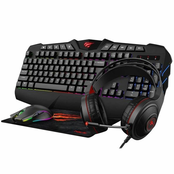 Havit gamingsæt Tastatur, mus, headset og måtte KB675CM