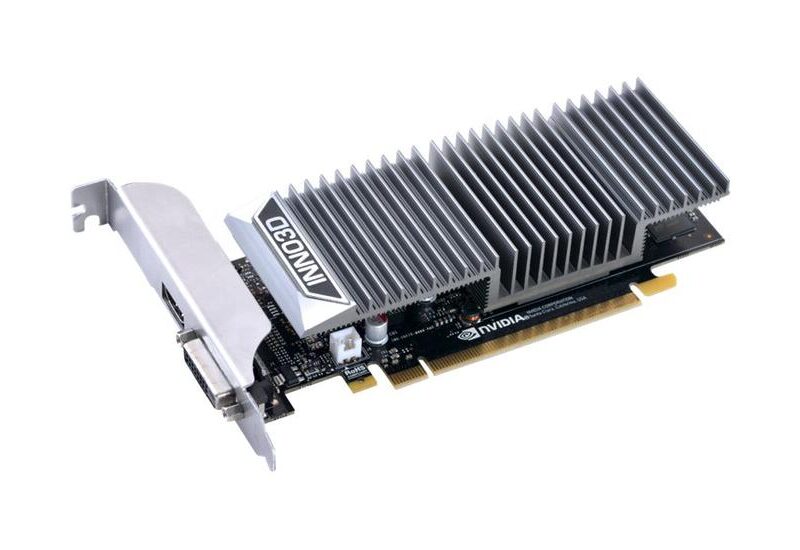 Inno3D GeForce GT 1030 0dB Grafikkort - blæserløs - 2GB GDDR5 - NVIDIA GT 1030 - PCI Express 3.0 x16