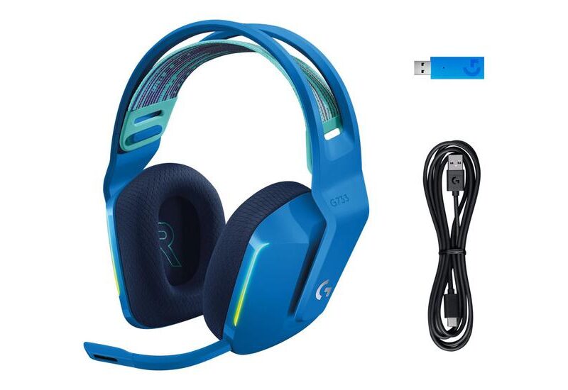 Logitech G G733 LIGHTSPEED Wireless RGB Gaming Headset - headset