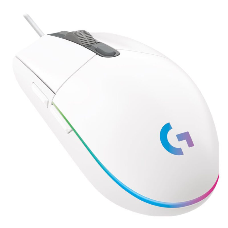 Logitech Gaming Mouse G102 LIGHTSYNC Optisk Kabling Hvid