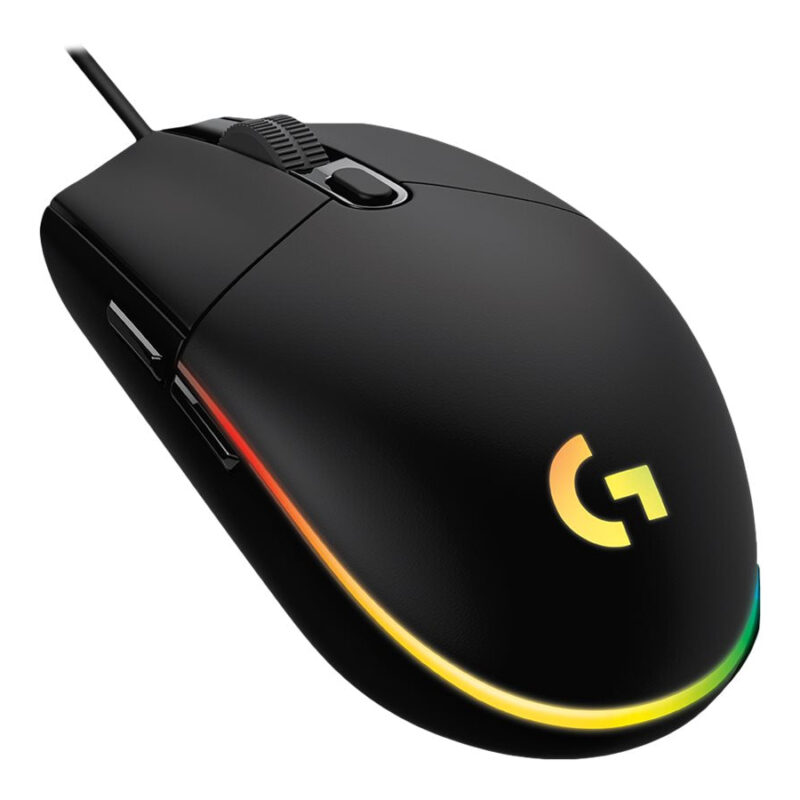 Logitech Gaming Mouse G102 LIGHTSYNC Optisk Kabling Sort