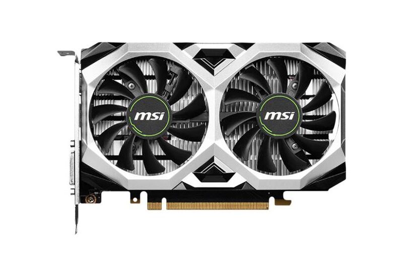 MSI GeForce GTX 1630 VENTUS XS 4G OC Grafikkort - 4GB GDDR6 - NVIDIA GTX 1630 - PCI Express 3.0 x16
