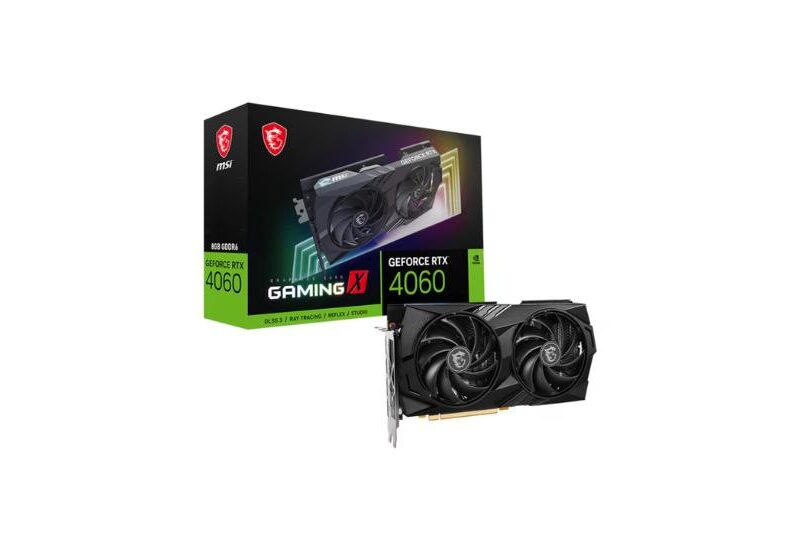 MSI GeForce RTX 4060 GAMING X 8G - grafikkort