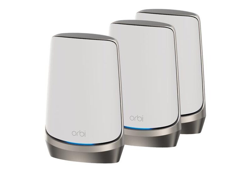 NETGEAR Orbi RBKE963 - Wi-Fi-system - Wi-Fi 6E - 802.11a/b/g/n/ac/ax (Wi-Fi 6E) - desktop