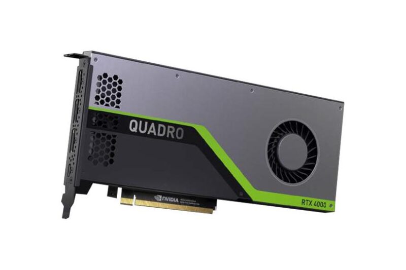 NVIDIA Quadro RTX 4000 Grafikkort - 8GB - NVIDIA Quadro RTX 4000 - PCI Express x16