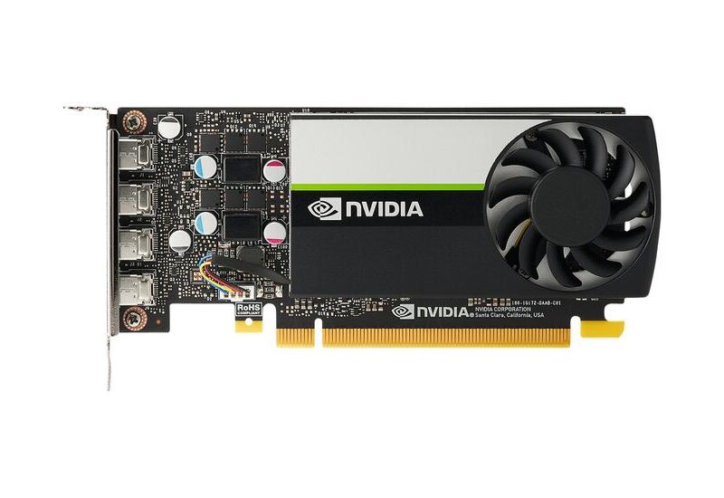 NVIDIA Quadro T1000 Grafikkort - 4GB GDDR6 - NVIDIA Quadro T1000 - PCI Express 3.0 x16