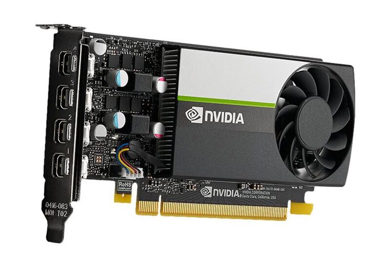 NVIDIA T1000 Grafikkort - lavprofil - 8GB GDDR6 - PCI Express 3.0 x16