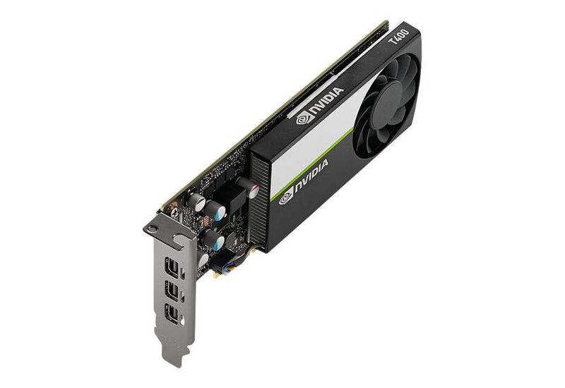 NVIDIA T400 4GB Grafikkort - lavprofil - 4GB GDDR6 - NVIDIA T400 - PCI Express 3.0 x16