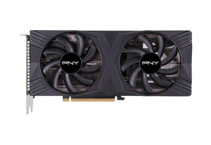 PNY Gaming GeForce RTX 4070 Verto Dual Fan - 12GB GDDR6X RAM - Grafikkort