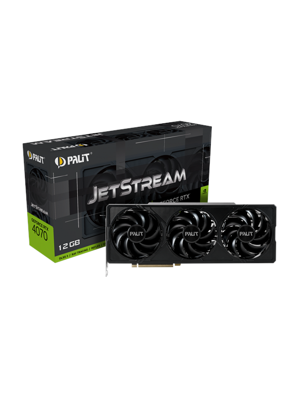 Palit GeForce RTX 4070 JetStream - 12GB GDDR6X RAM - Grafikkort