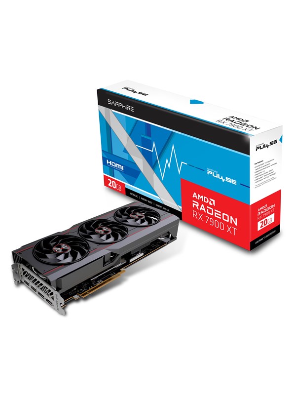 Sapphire Radeon RX 7900 XT Pulse - 20 GB GDDR6 RAM - Grafikkort