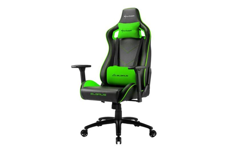 Sharkoon Elbrus 2 - Gaming stol - Grøn