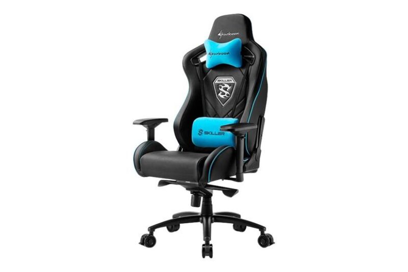 Sharkoon Skiller SGS4 - Gaming stol - Sort, blå