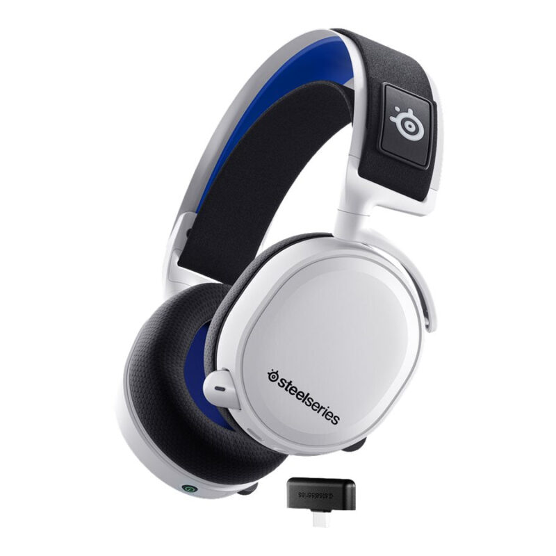 SteelSeries Arctis 7P+ Wireless Gaming Headset (PS5 + PC), White
