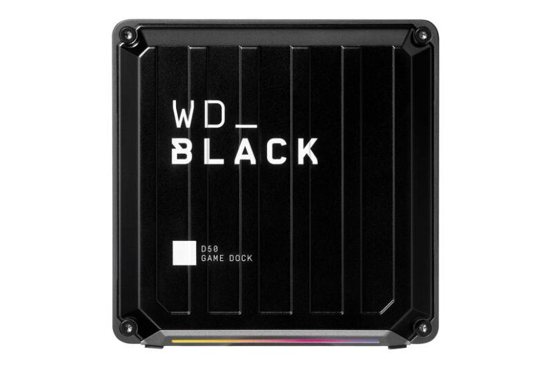 WD_BLACK D50 Game Dock WDBA3U0000NBK - dockingstation - Thunderbolt 3 - DP, Thunderbolt - GigE