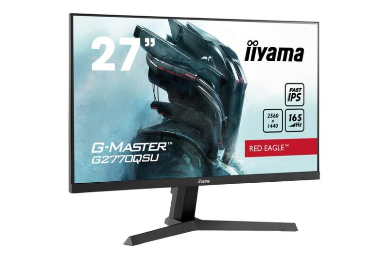 iiyama G-MASTER Red Eagle G2770QSU-B1 skærm - LED baglys - 27" - AMD FreeSync Premium Pro - Fast IPS - 0.5ms - WQHD 2560x1440