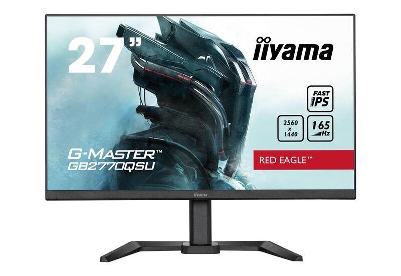 iiyama G-MASTER Red Eagle GB2770QSU-B5 skærm - LED baglys - 27" - AMD FreeSync Premium - Fast IPS - 0.5ms - WQHD 2560x1440