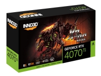 Inno3D GeForce RTX 4070 Ti X3 OC - Grafikkort - GeForce RTX 4070 Ti - 12 GB GDDR6X - PCIe 4.0 x16 - HDMI, 3 x DisplayPort