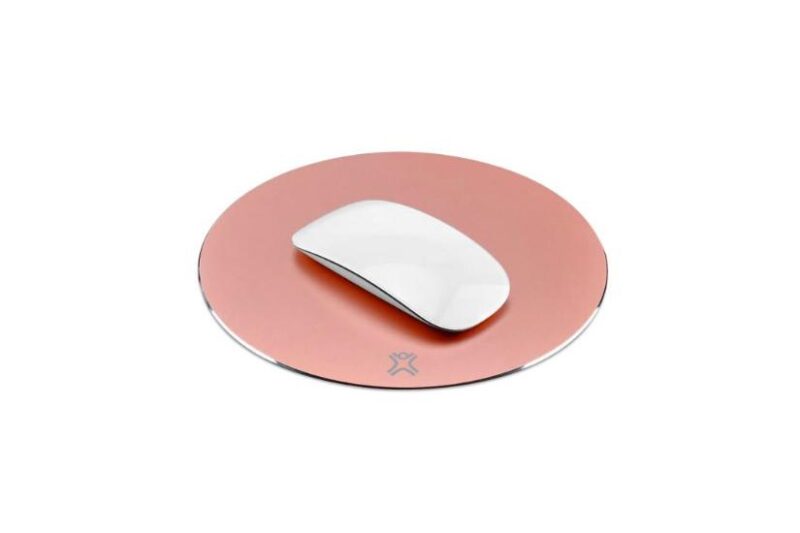 ROUND ALUMINUM MOUSE PADS - Rose Gold